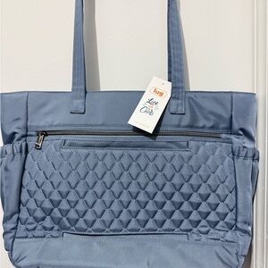 Lug Blue Quilted Women's Tote Bag